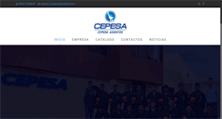 Desktop Screenshot of cepesa.com